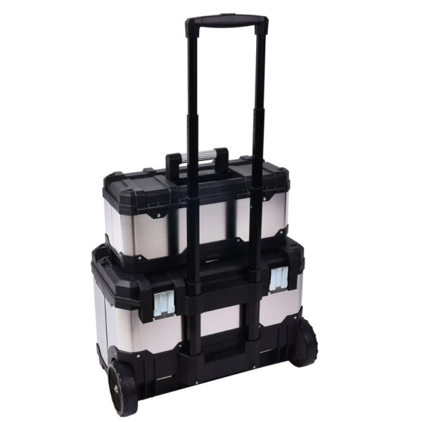 2in1 Rolling Storage Tower - Rear